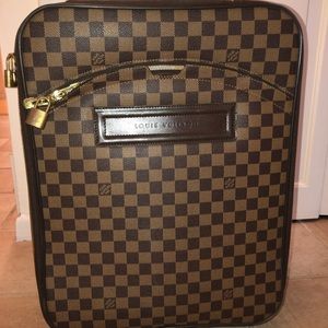 LOUIS VUITTON Pegase 45 Damier Ebene carry case